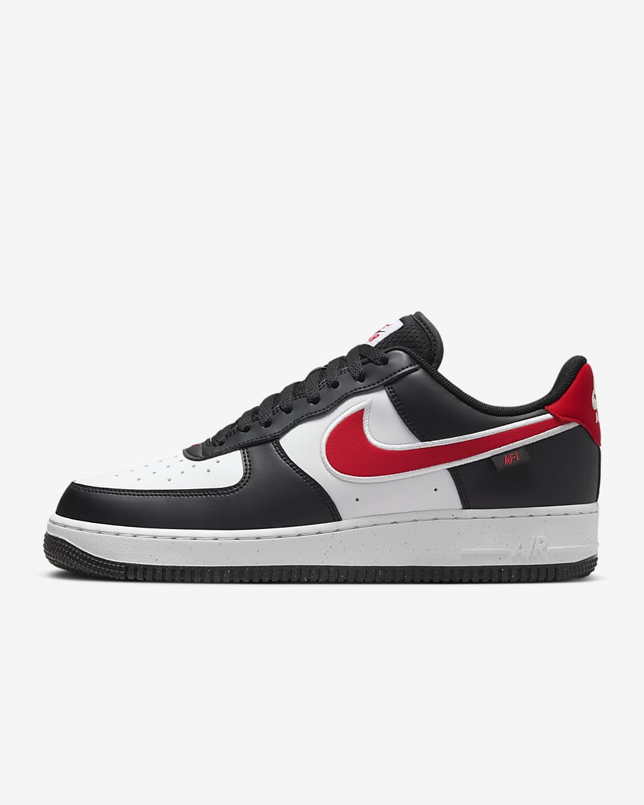 Black and white nike air force 1s best sale